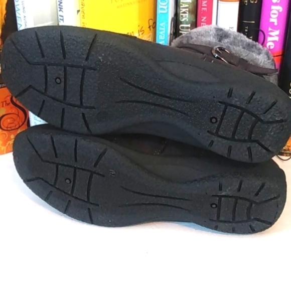 ALPINE WOODS GRAY FAUX FUR ANKLE BOOTS SIZE 7 NWOT - Picture 5 of 7